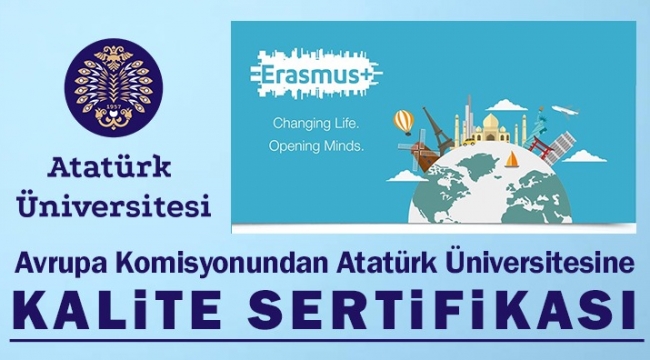 Avrupa Komisyonundan Atatürk Üniversitesine Kalite Sertifikası
