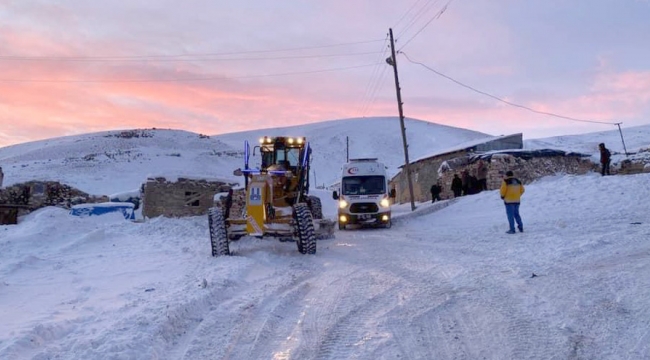 Büyükşehir'in Kar Timleri Kırsalda da İş Başında