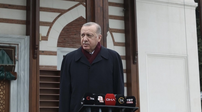 Cumhurbaşkanı Erdoğan, Cuma Namazı Sonrası Açıklamada Bulundu