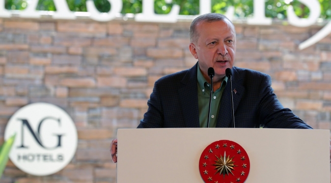 Erdoğan; "Türkiye olarak turizm pastasından çok daha büyük bir payı almayı hedefliyoruz"