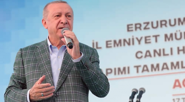 Cumhurbaşkanı Erdoğan Erzurum'da Toplu Açılışlar Yaptı