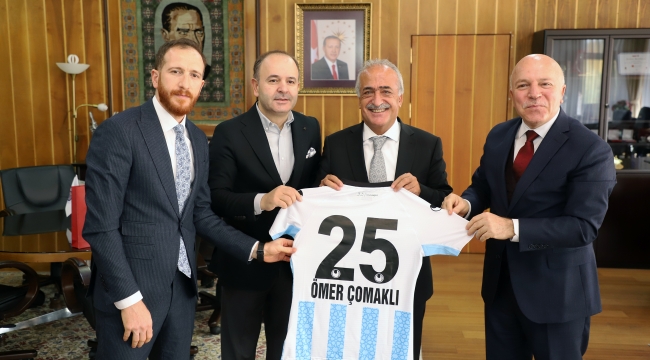 Erzurum Büyükşehir Belediye Başkanı Mehmet Sekmen'den Hayırlı Olsun Ziyareti