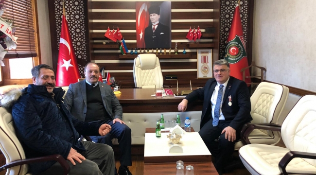 Başkan Karataş' tan Türkiye Harp Malulü Gaziler Şehit Dul ve Yetimleri Derneği Erzurum Şubesine ziyaret