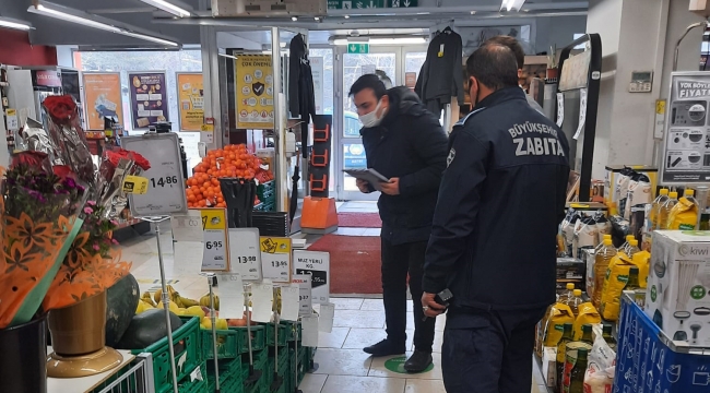 Erzurum'da marketlerde KDV indirimi denetimi yapılıyor