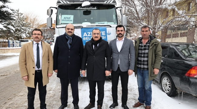 Aziziye Belediyesi'nde yardım seferberliği