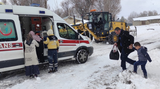 Büyükşehir'den Nefes Kesen Hasta Kurtarma Operasyonu