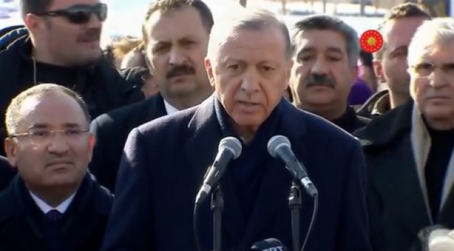 Erdoğan: Deprem bölgesindeki toplam can kaybı 21 bin 43'e ulaşmıştır