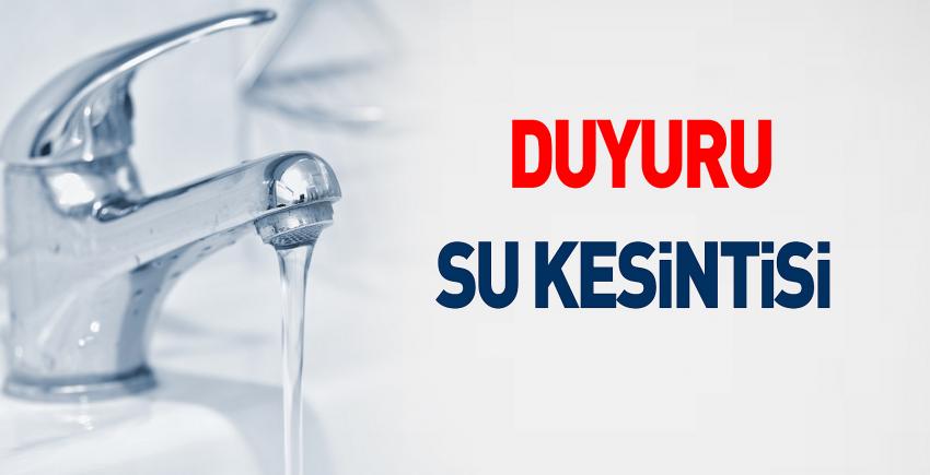 YAKUTİYE'DE KISMİ SU KESİNTİSİ