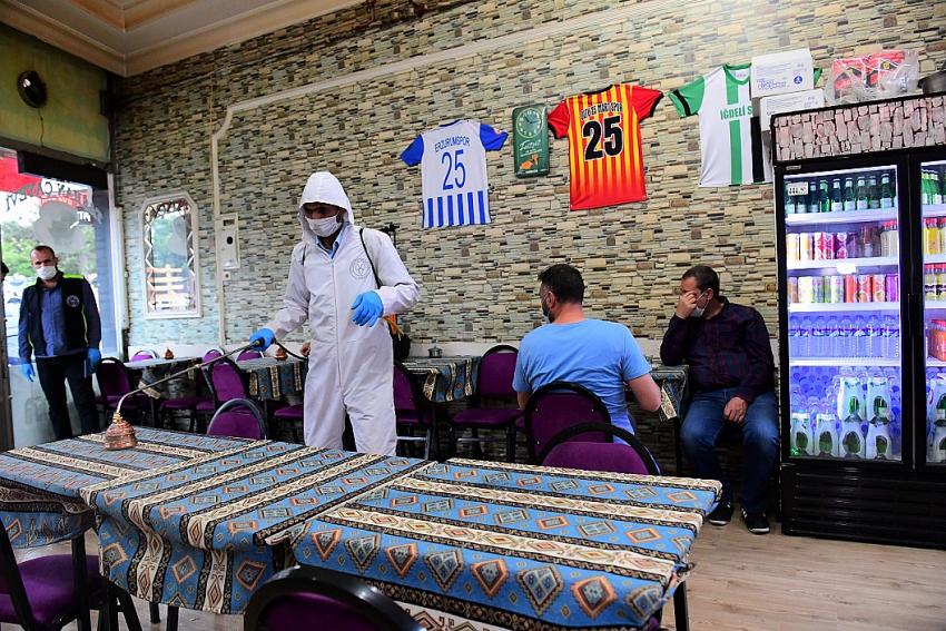 Yakutiye'nin Dezenfekte Mesaisi Sürüyor