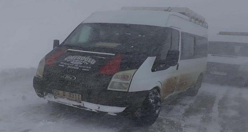 Bu görüntüler bugün Erzurum'da çekildi