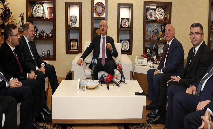 Ak Parti Genel Başkan vekili Kurtulmuş'tan Büyükşehir'e Ziyaret