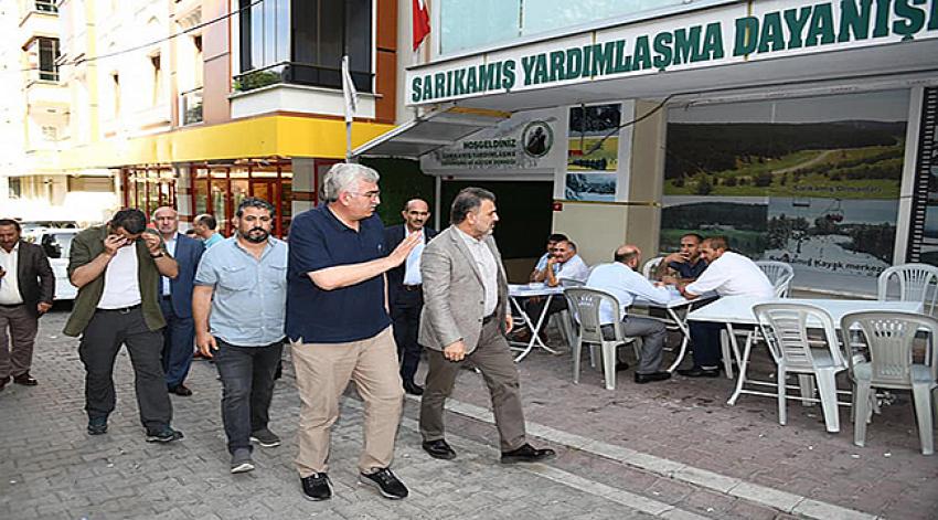 Ak Parti Erzurum Teşkilatı İstanbul'da Seçim Çalışmalarında