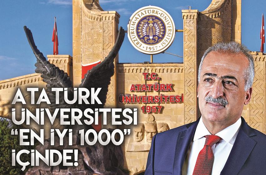 Atatürk Üniversitesi 'En İyi 1000' İçinde