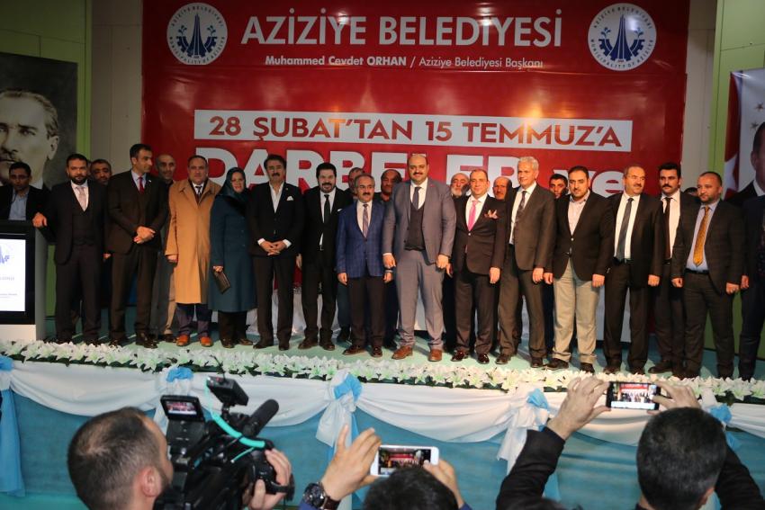Türkiye'de Darbeler Tarihi ve Demokrasi Mücadelesi Aziziye'de Anlatıldı