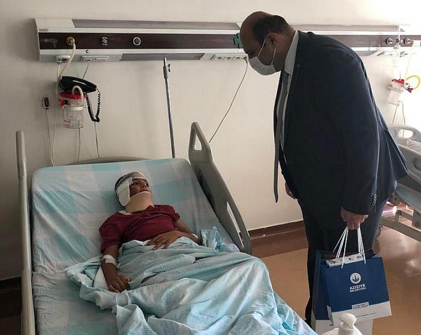 Küçük Kazazedeye Başkan Orhan Morali