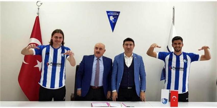 B.B. Erzurumspor, 2 Futbolcu İle Sözleşme İmzaladı