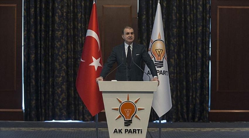 AK Parti Sözcüsü Çelik: Güney Kıbrıs'taki camiye Bizans bayrağı asılmasını kınıyoruz