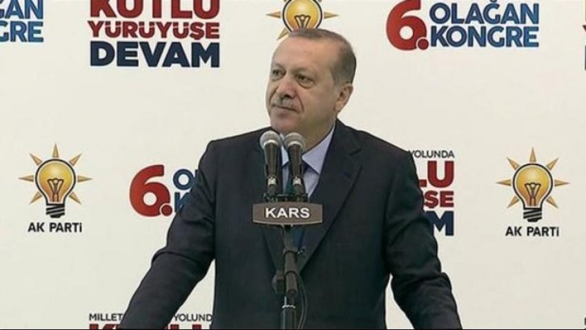 Cumhurbaşkanı Erdoğan'dan Kars'ta açıklamalar