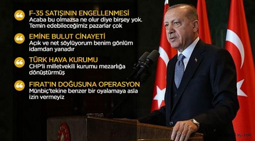Cumhurbaşkanı Erdoğan: Bütün sınır boylarında operasyona hazırız