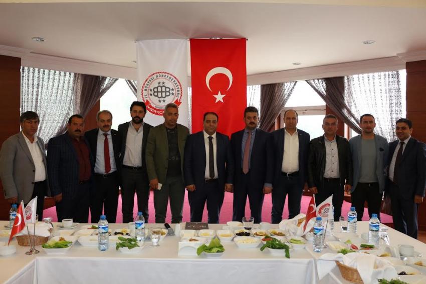 BİRKONFED Erzurum Temsilciliği Basın Mensupları ile buluştu.