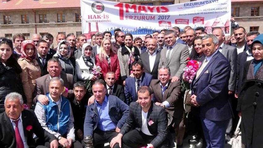 Hak-iş 1 Mayıs'ı Erzurum'da Kutluyor