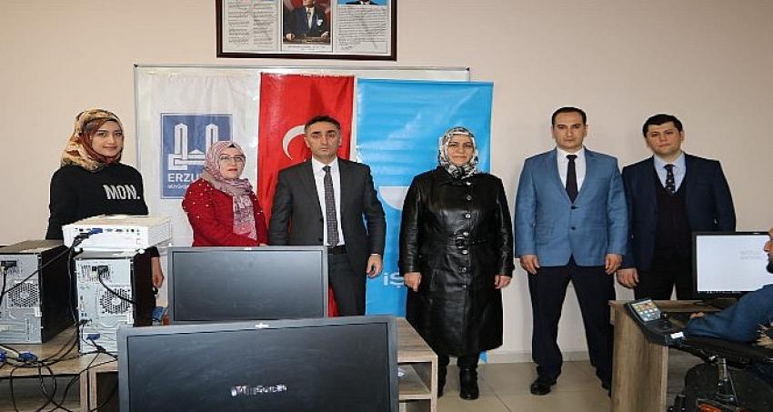 Erzurum İŞKUR'dan engellilere yönelik Bilgisayar İşletmenliği kursu