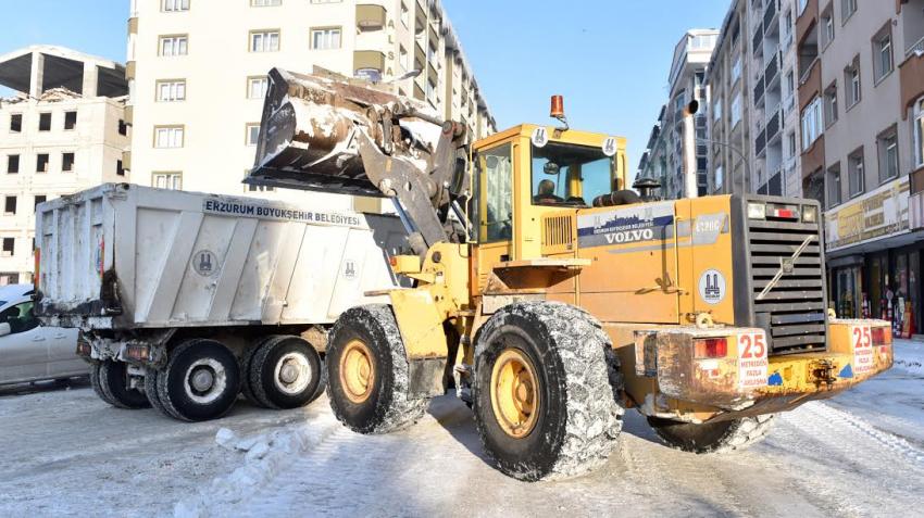 ERZURUM'DA KARLA MÜCADELE