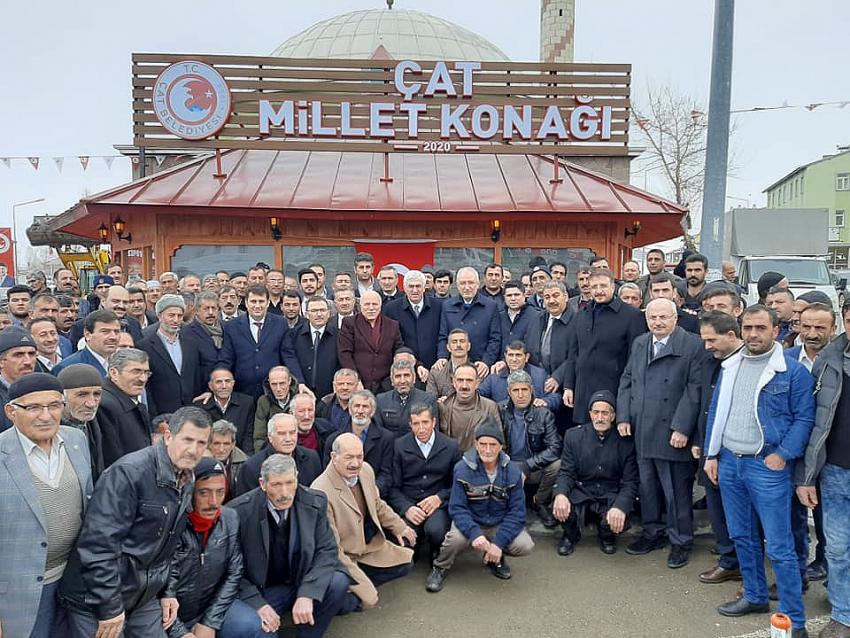 Çat'ta Millet Konağı Hizmete Açıldı