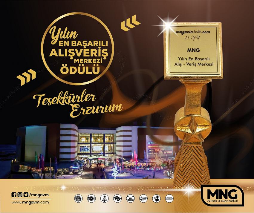 Yılın Alışveriş Merkezi Ödülü, Erzurum MNG'ye!