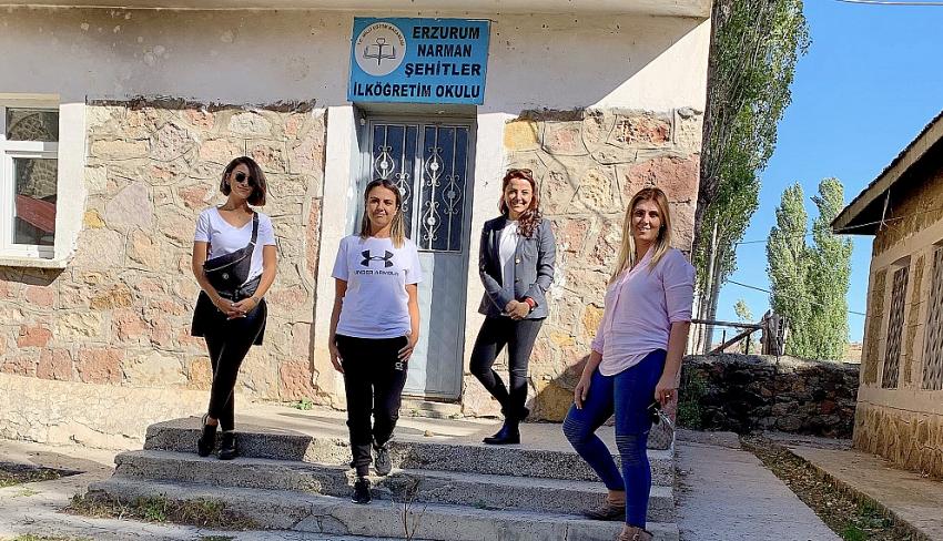 Girişimci Kadınlar Grubu Erzurum'da minik yüreklere dokundu