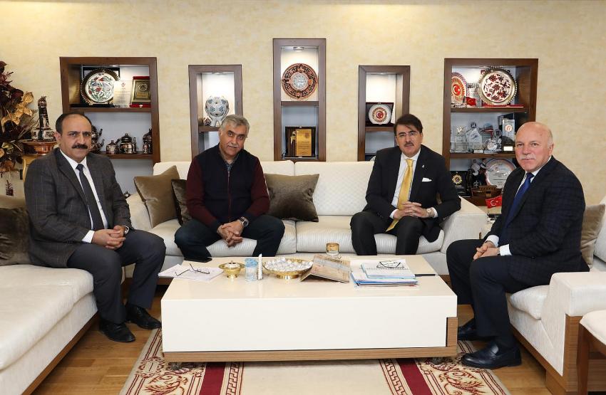 Ak Parti Erzurum Milletvekili Aydemir'den başkan Sekmen'e Ziyaret