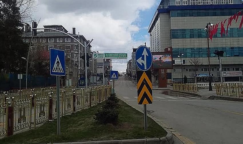 Erzurum'da Sokağa Çıkan 91 Kişiye Ceza Kesildi